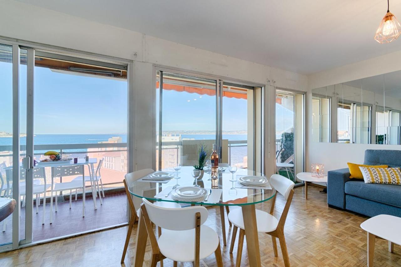 Vue Feerique Sur La Mer - Air Rental Marseilles Exterior foto